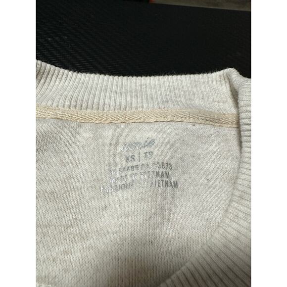 Aerie Oversized Camo Crewneck Light Camo Cozy Lounge Size XS Rib Trim Side Slits - Picture 3 of 7